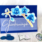Digiset Orchidee Plotten, Sublimation, Drucken - Sewando
