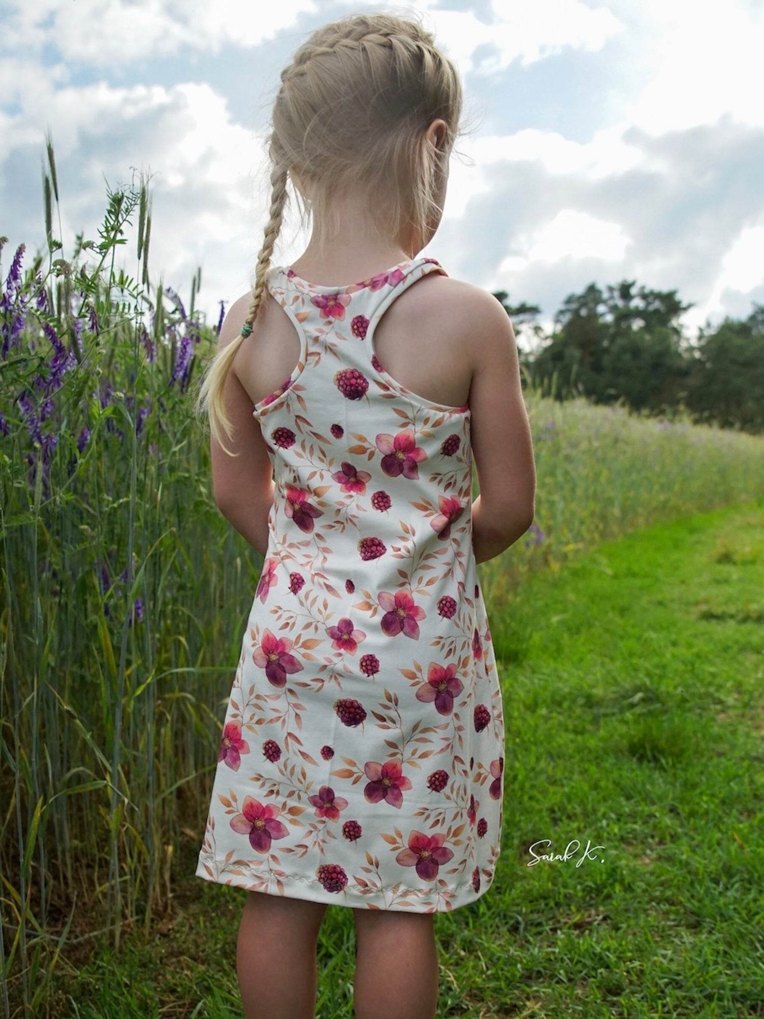 Schnittmuster Kleid / Top Racerback Schweißperlchen Gr. 80-140 - Sewando