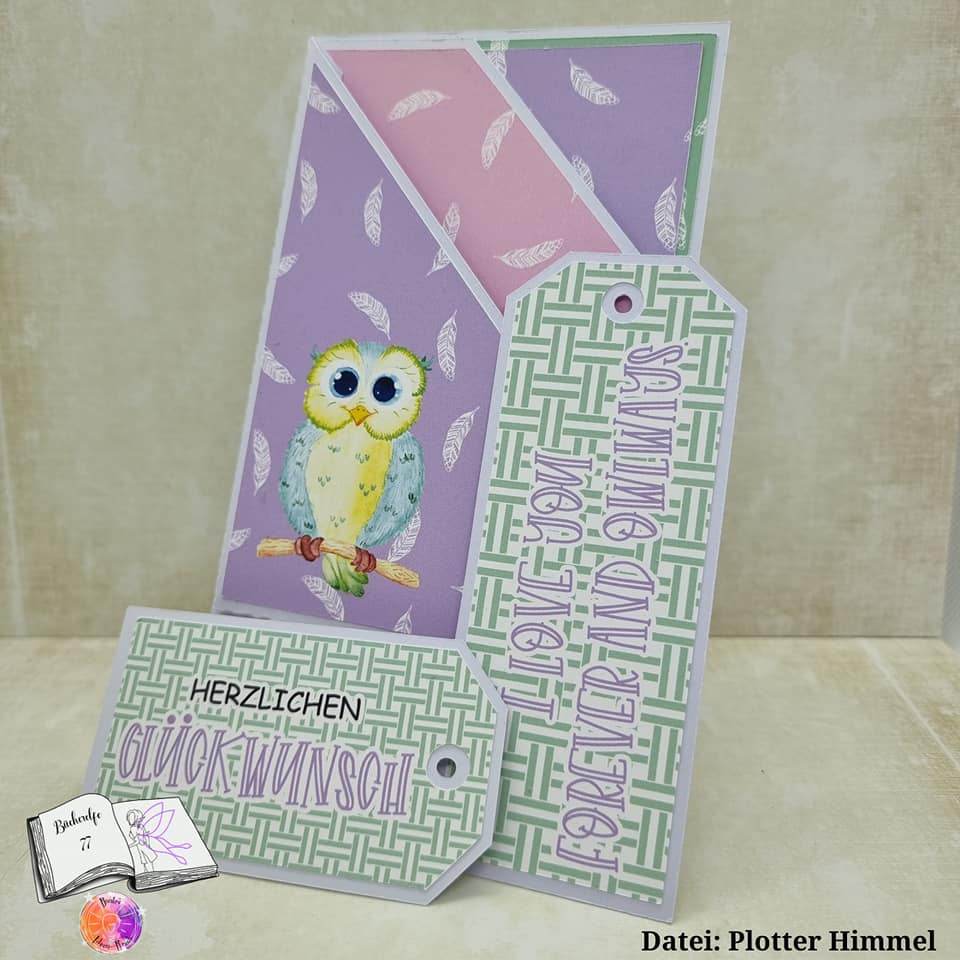 Digiset Eule Errol Plotten, Sublimation, Drucken - Sewando