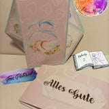 Digiset Herzen mit Blumen Plotten, Sublimation, Drucken - Sewando