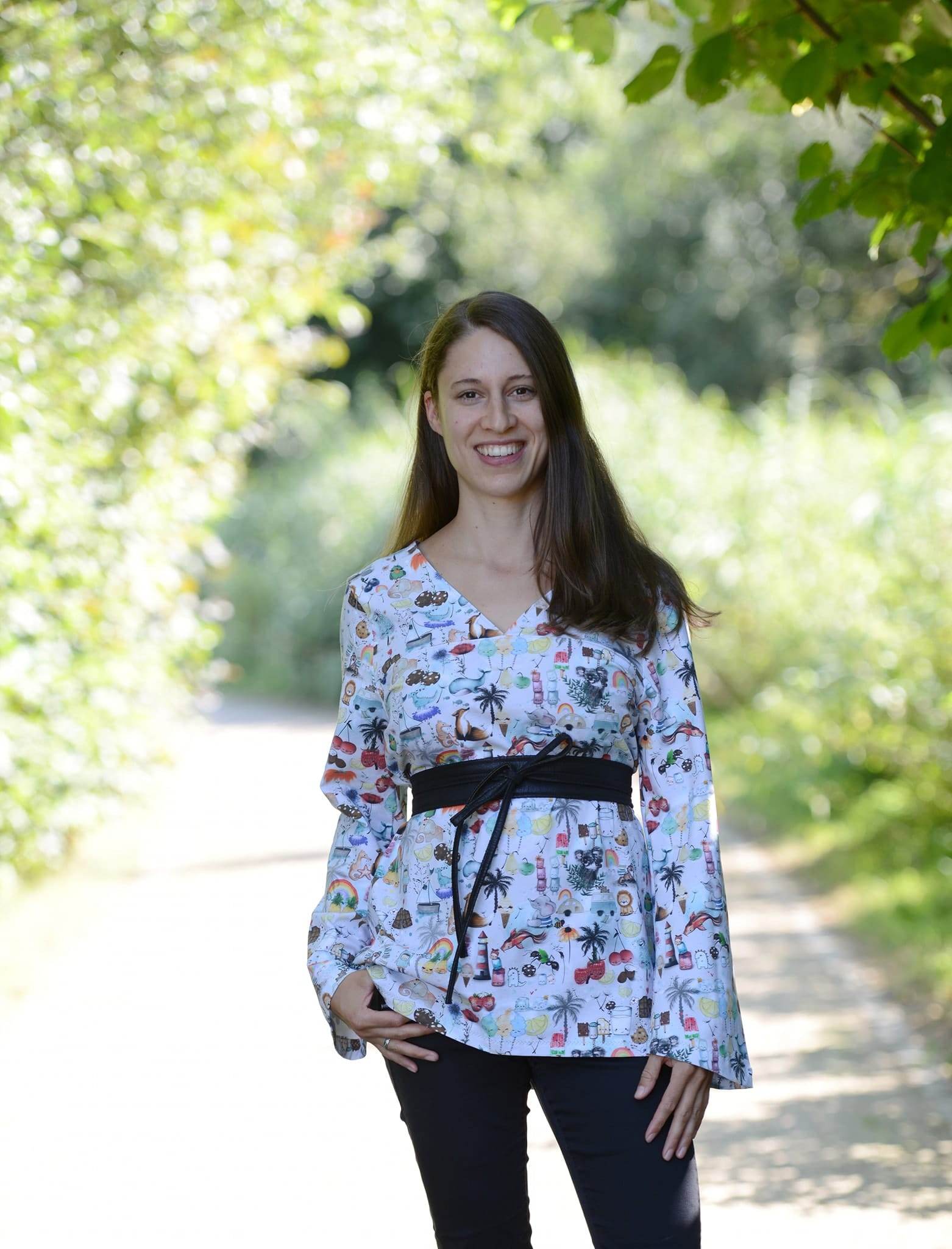 Schnittmuster Bluse Dahlia Größe 32 – 48 - Sewando