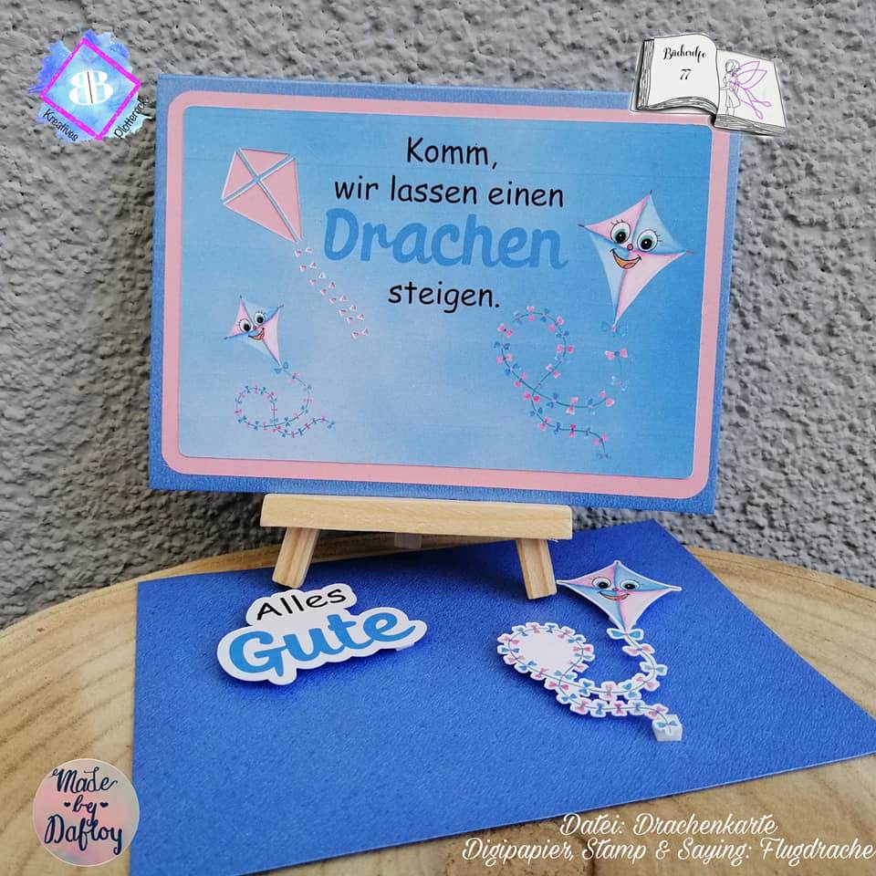Digiset Flugdrache Plotten, Sublimation, Drucken - Sewando