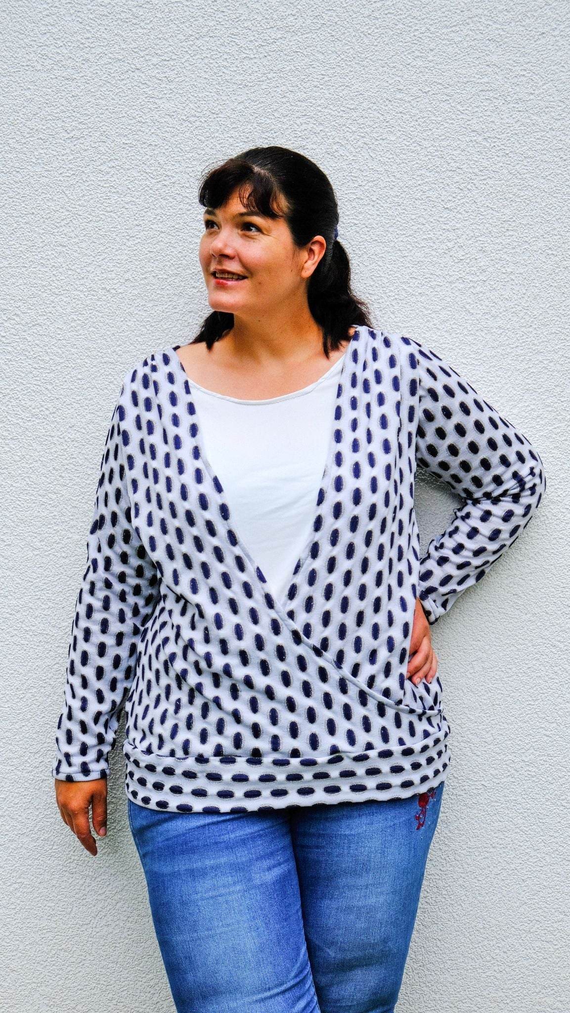 Lagenshirt Eingewickelt - Gr 32-64 - Ebook und Nähanleitung - Sewando
