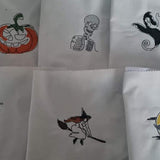 Stickdatei-Set - Single Line "Halloween" 10x10 cm