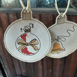 Stickdatei - Single Line Set "Weihnachten" (9 Dateien)