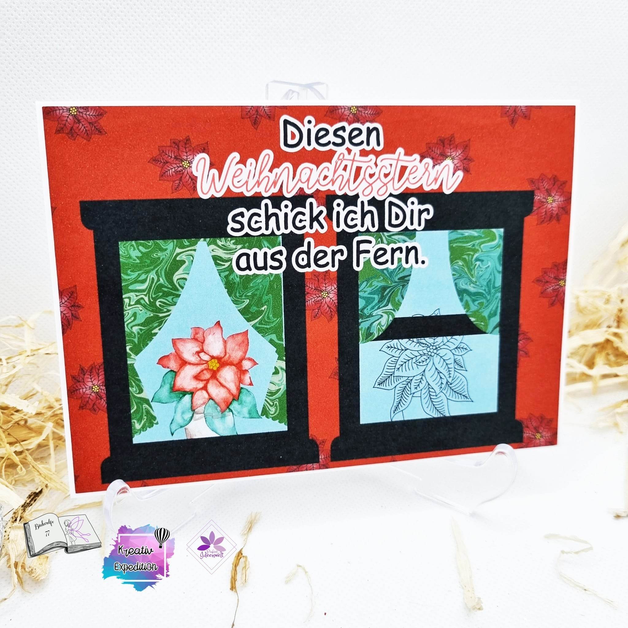 Digiset Weihnachtsstern Plotten, Sublimation, Drucken - Sewando