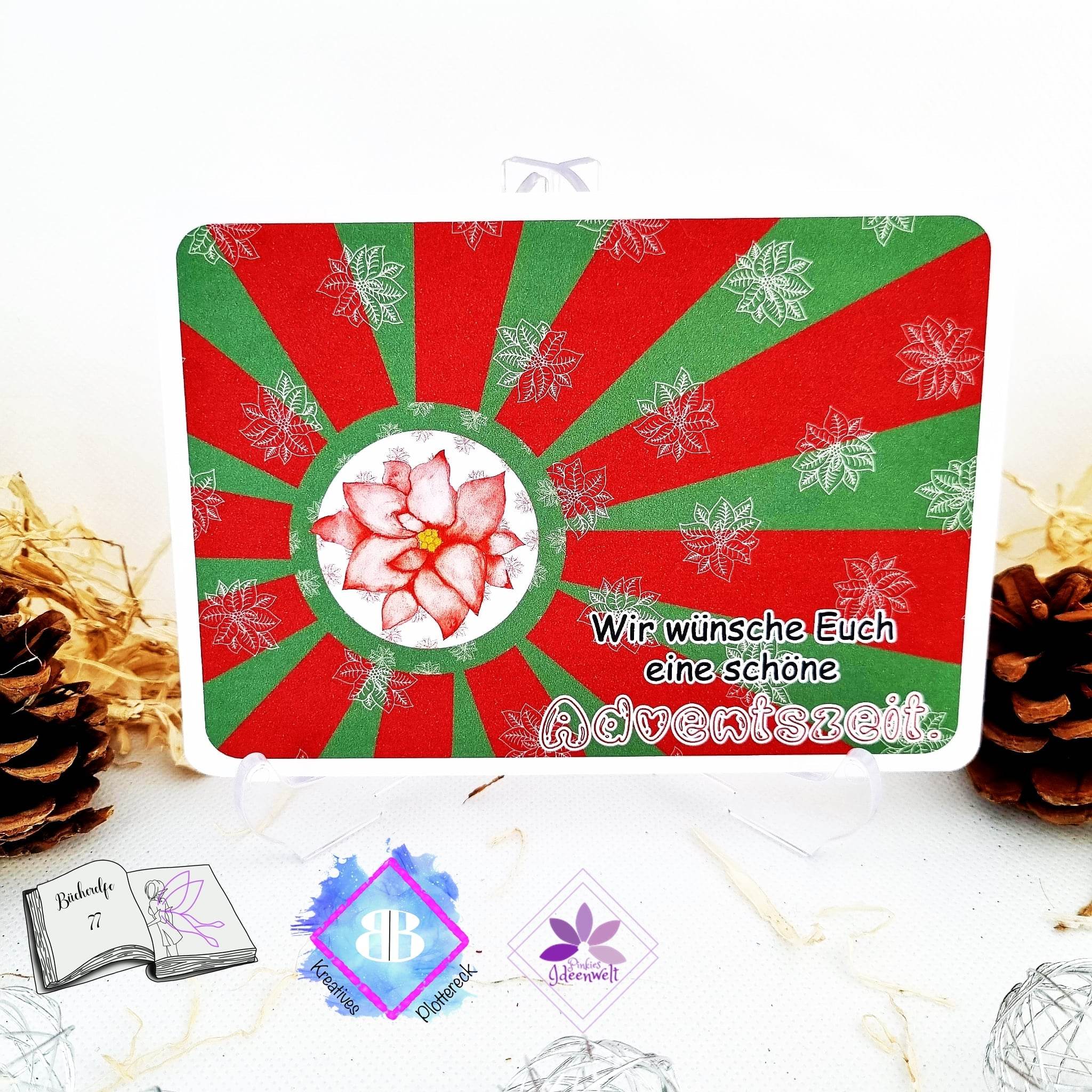 Digiset Weihnachtsstern Plotten, Sublimation, Drucken - Sewando