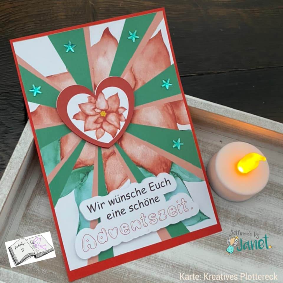 Digiset Weihnachtsstern Plotten, Sublimation, Drucken - Sewando
