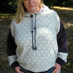 Hoodie(kleid) Leevke Gr. 32-52 inkl. Beamerdatei - Sewando
