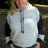 Hoodie(kleid) Leevke Gr. 32-52 inkl. Beamerdatei - Sewando