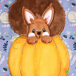 Stickdatei Kürbishörnchen - 13x18 - Sewando