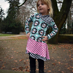 Kleid Lykka Kids Gr. 104-158 Schnittmuster - Sewando