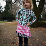 Kleid Lykka Kids Gr. 104-158 Schnittmuster - Sewando