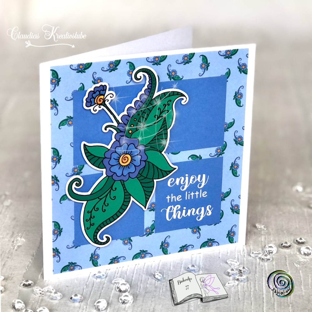 Digiset und Plotterdatei Blumen Tattoo - Sewando