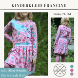 Schnittmuster Kleid für Mädchen Francine Gr. 74-164 - Sewando