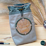 ITH Stickdatei Leckerchenbeutel 16x23, In The Hoop Bag PawButton - Sewando