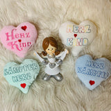 Stickdatei Herzkind Kämpferherz Herzkämpfer Herz in the Hoop Set 2509 Maschinenstickerei - Sewando