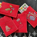 Schokoladen-Hüllen in 4 Größen (Single Line X-Mas) - Sewando