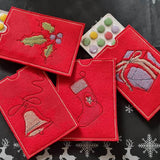 Schokoladen-Hüllen in 4 Größen (Single Line X-Mas) - Sewando