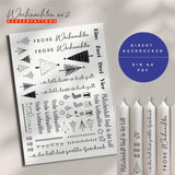 Kerzentattoos | Weihnachten No.2 - Sewando