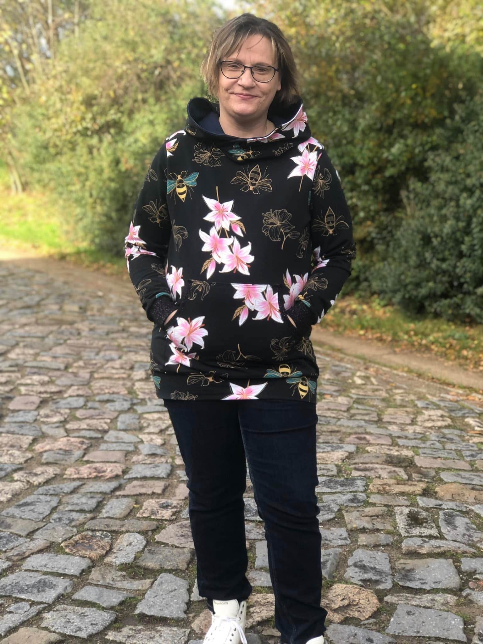 Sannys Boyfriend Hoodie- Gr 32-64 - E-Book und Nähanleitung - Sewando
