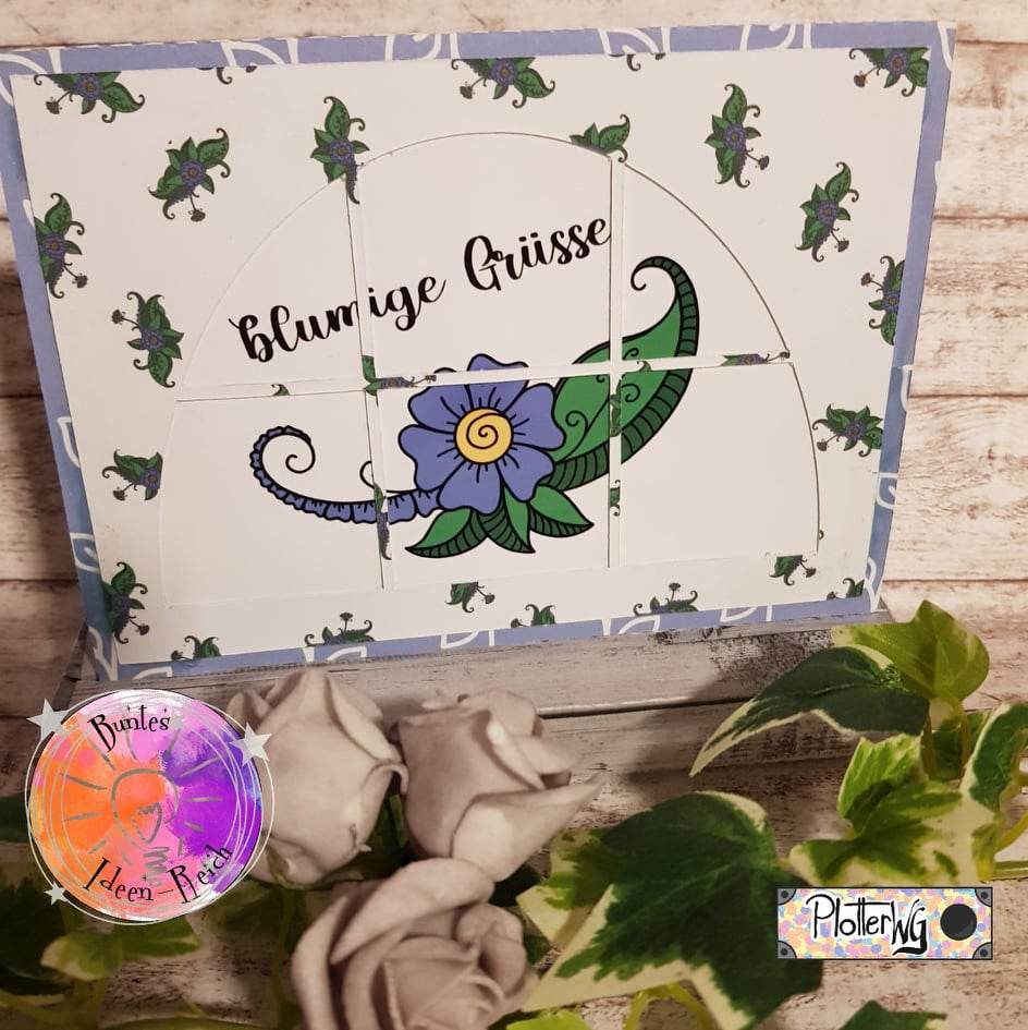 Digiset und Plotterdatei Blumen Tattoo - Sewando