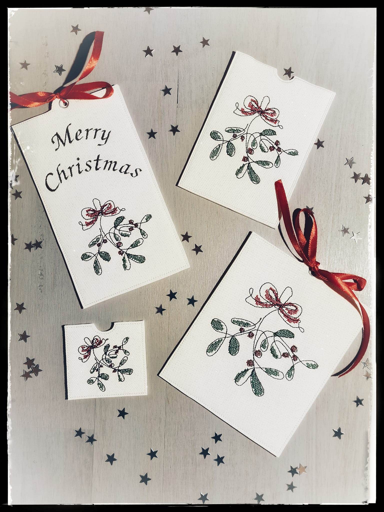 Schokoladen-Hüllen in 4 Größen (Single Line X-Mas) - Sewando