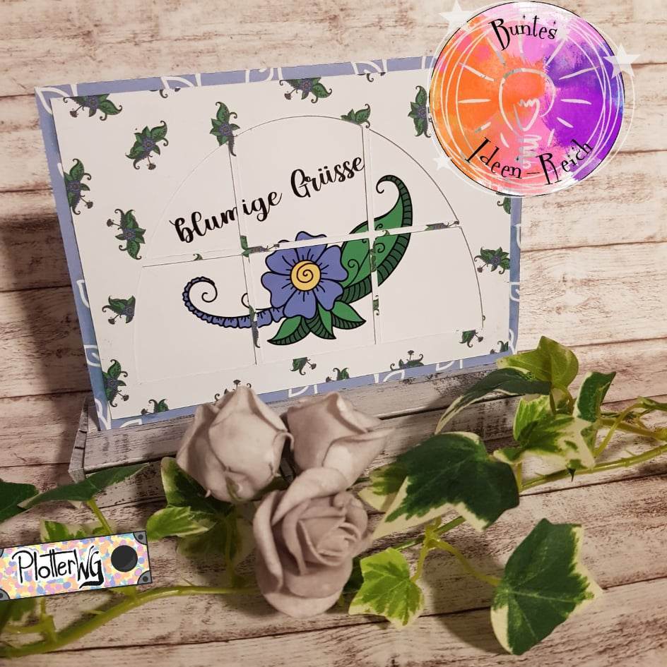 Digiset und Plotterdatei Blumen Tattoo - Sewando