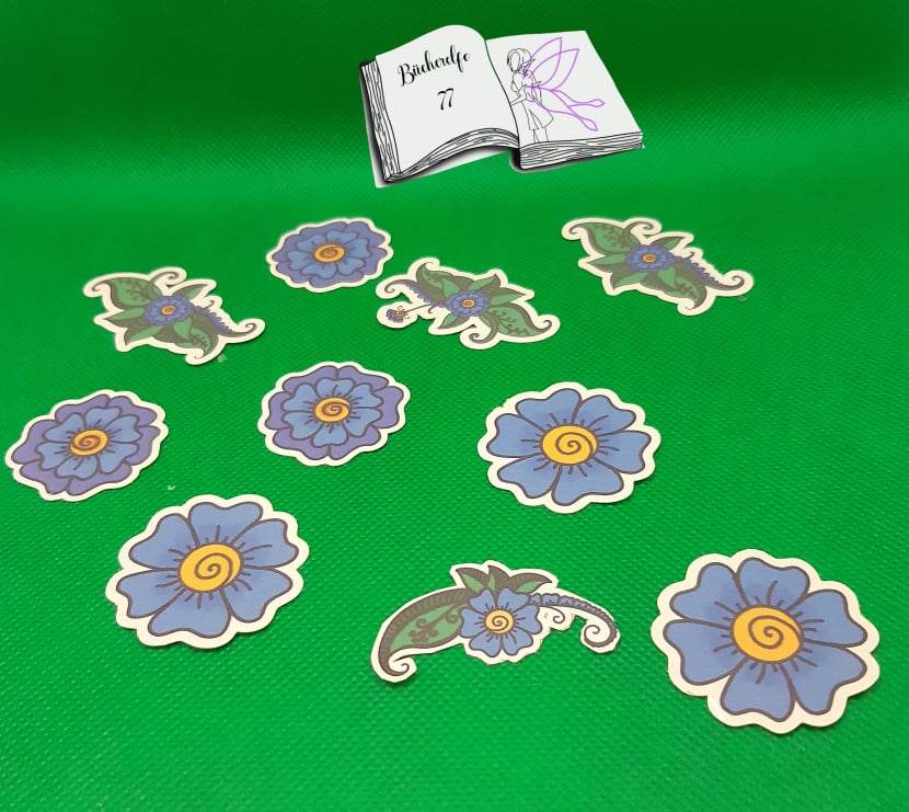 Digiset und Plotterdatei Blumen Tattoo - Sewando