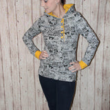 Hoodie Berit Gr. 32-50 Schnittmuster - Sewando