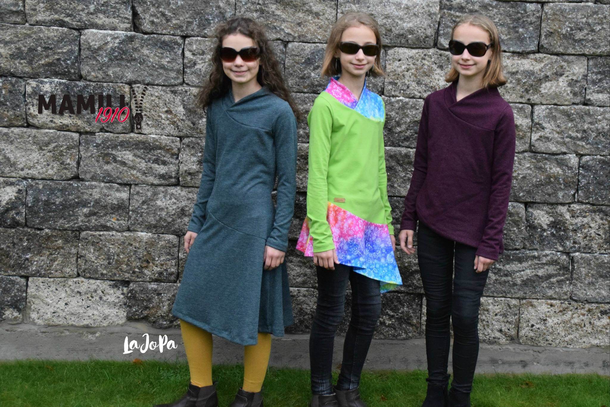 Kleid Lykka Kids Gr. 104-158 Schnittmuster - Sewando