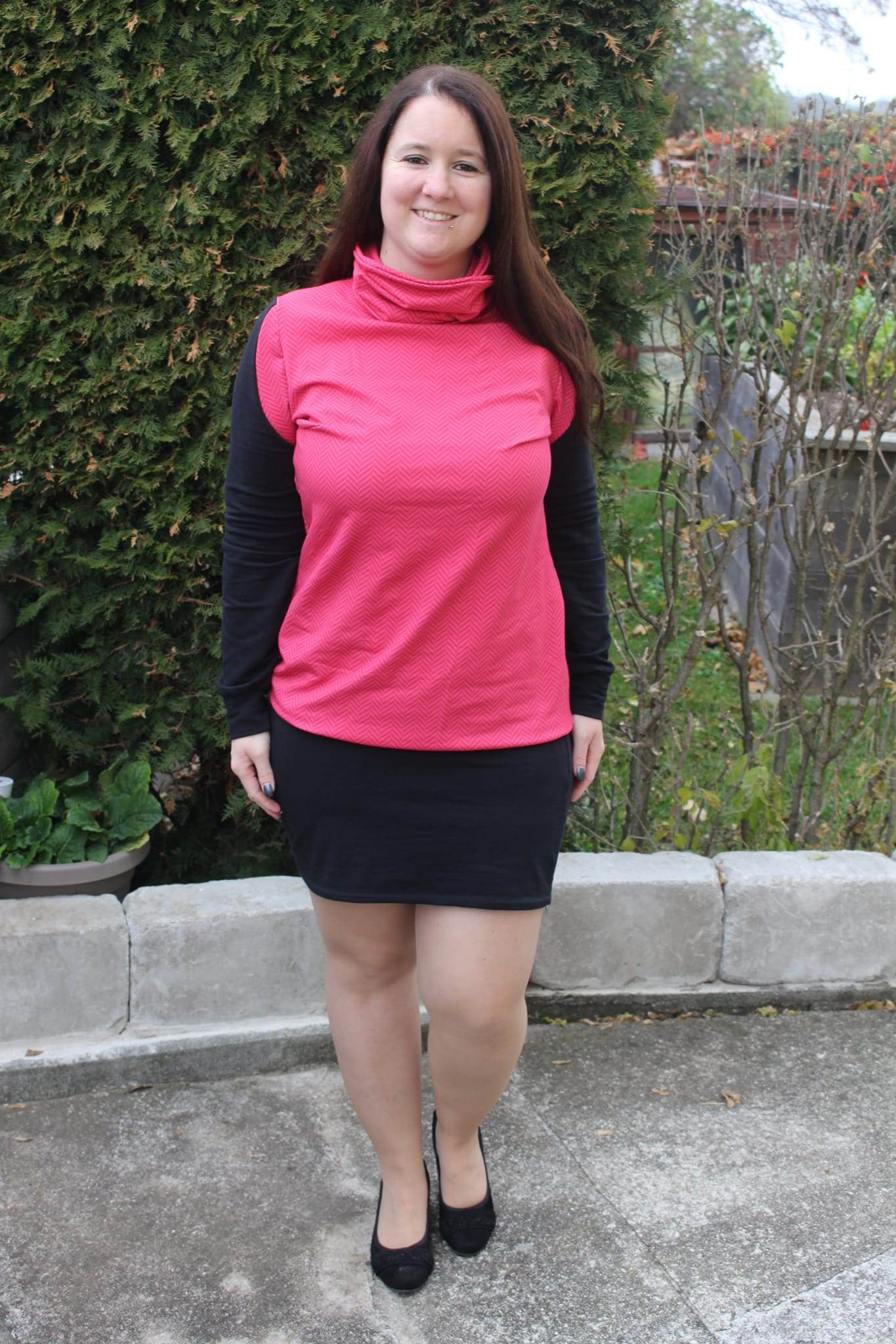 Hoodie(kleid) Leevke Gr. 32-52 inkl. Beamerdatei - Sewando