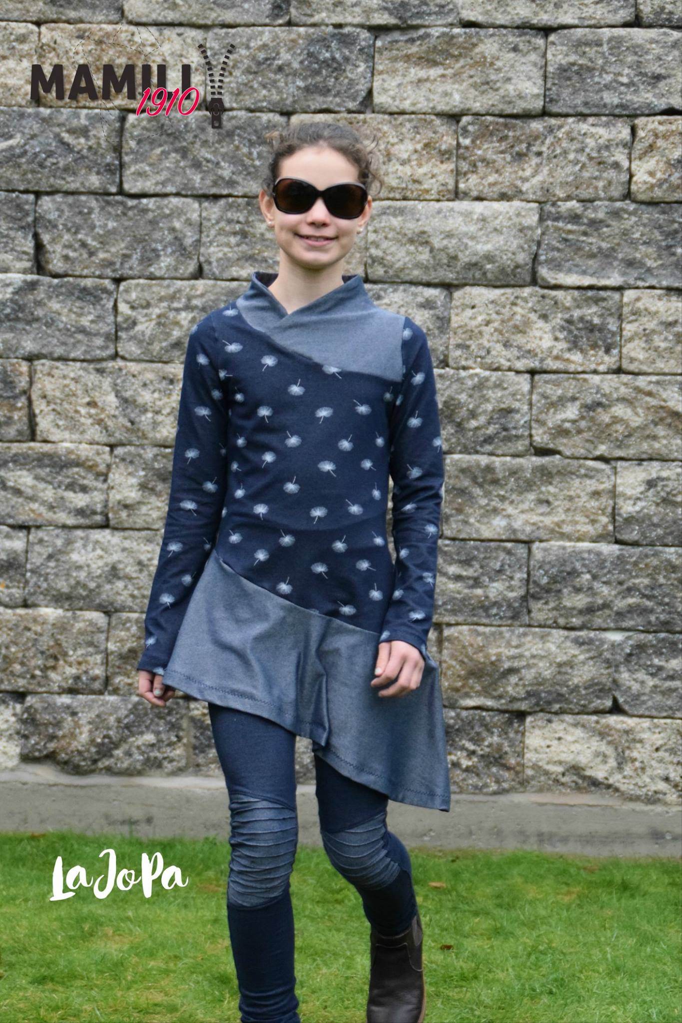 Kleid Lykka Kids Gr. 104-158 Schnittmuster - Sewando