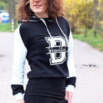 Hoodie(kleid) Leevke Gr. 32-52 inkl. Beamerdatei - Sewando