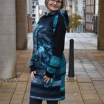 Hoodie(kleid) Leevke Gr. 32-52 inkl. Beamerdatei - Sewando