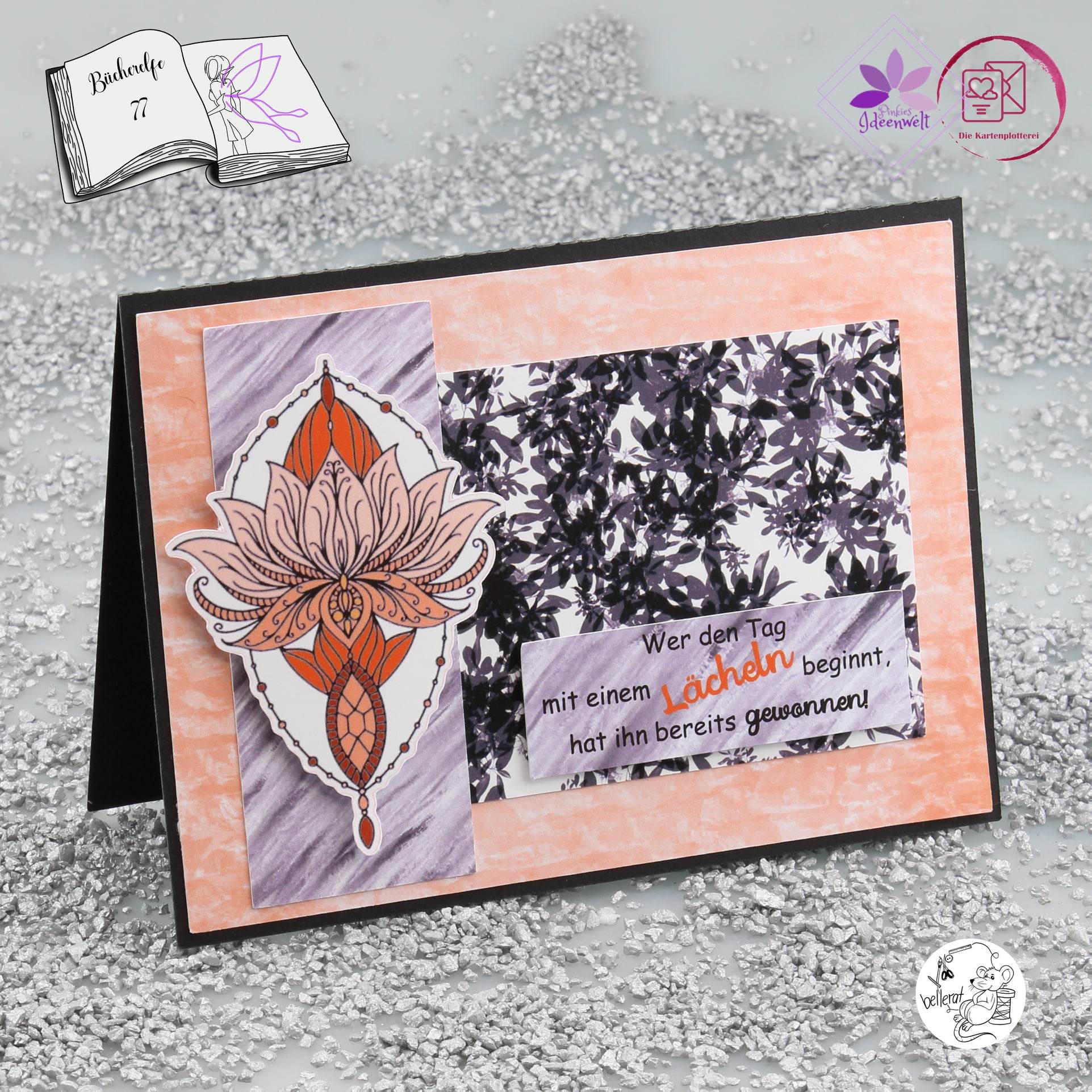 Digiset Lotusblume Plotten, Sublimation, Drucken, Digistamp - Sewando