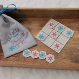 Stickdatei - Spiel "TIC TAC TOE Snow" mit Stoffbeutel