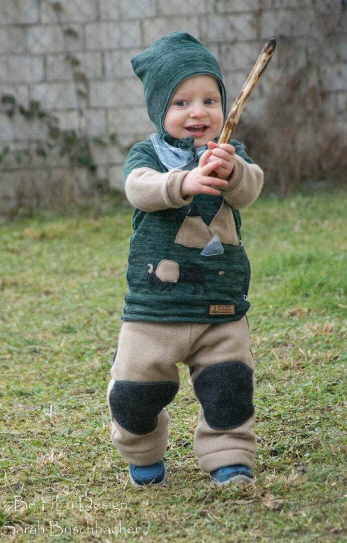 Big Outdoorhose, Matschhose, Regenhose, Tobehose - für 105cm-140cm Körpergröße - Sewando