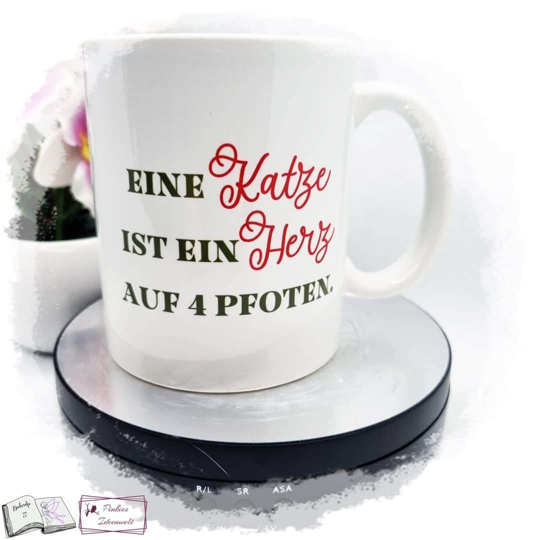 Digiset Blumenkatze Plotten, Sublimation, Drucken, Digistamp - Sewando