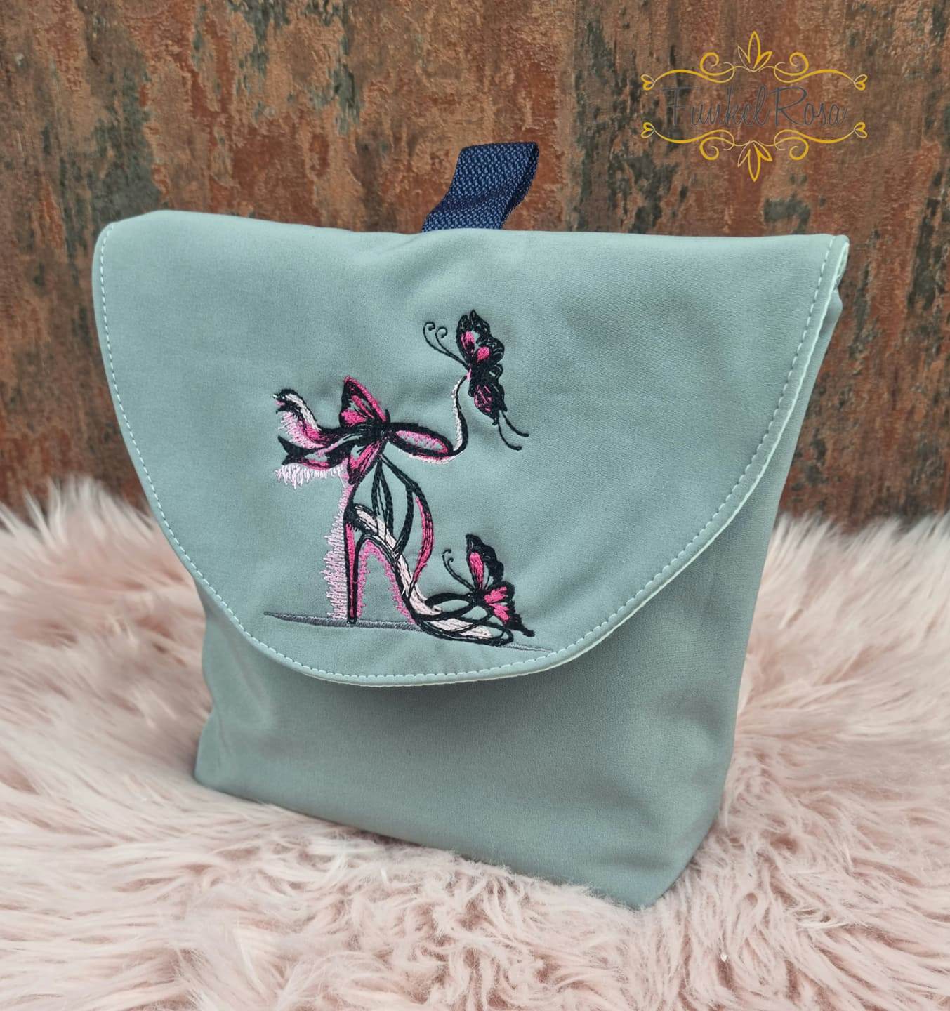 High Heel Stickdatei – elegantes Motiv für Mode- & Geschenkideen - Sewando