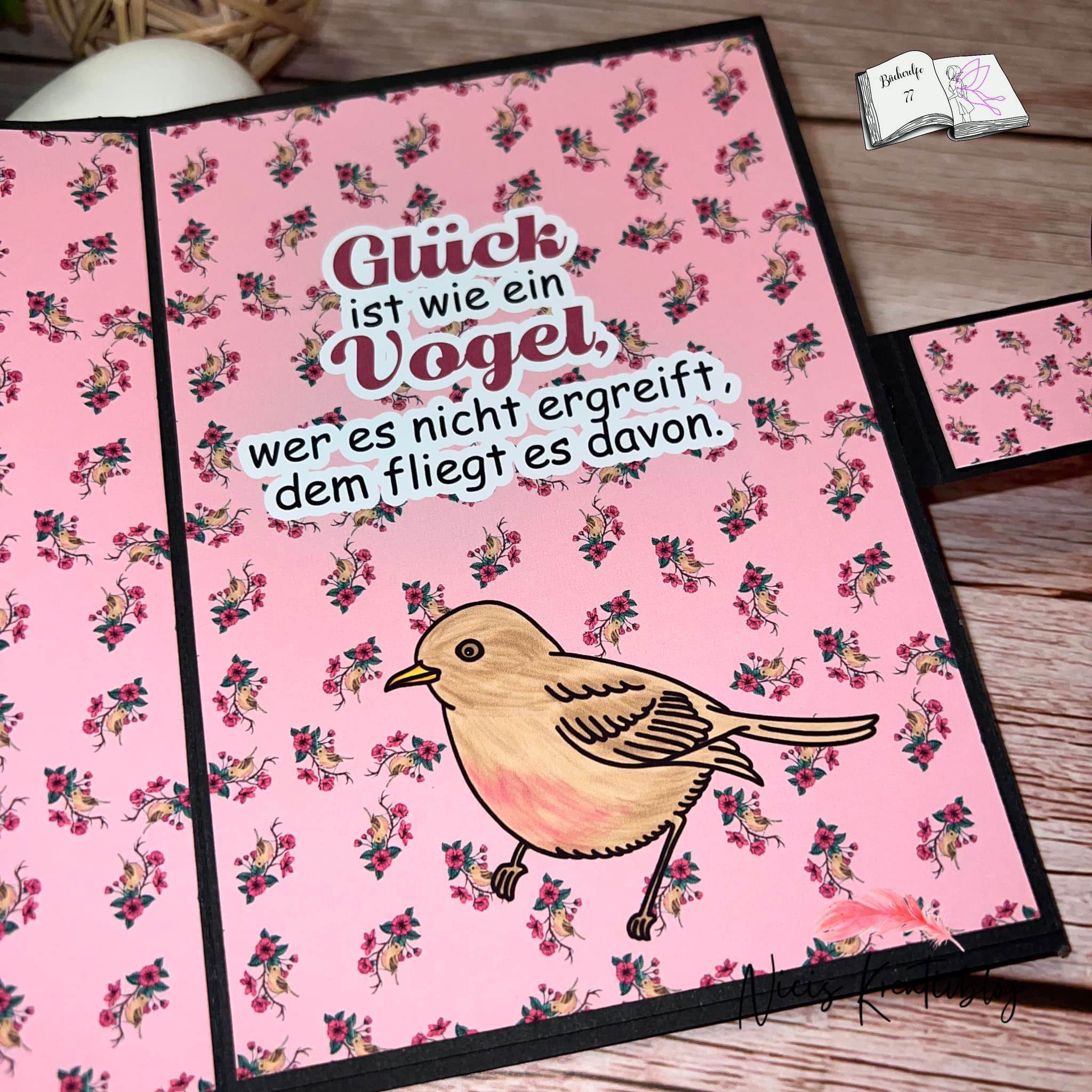 Digiset Ast mit Vogel Plotten, Sublimation, Drucken, Digistamp - Sewando