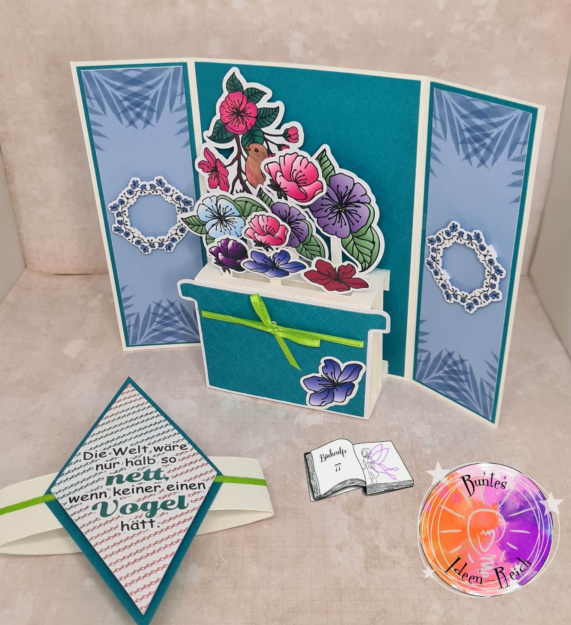 Digiset Blumen Kranz Plotten, Sublimation, Drucken, Digistamp - Sewando