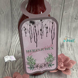 Digiset Blumenkatze Plotten, Sublimation, Drucken, Digistamp - Sewando