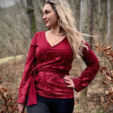 eBook Wickelshirt "Franzi" Größe 30-50 Schnittmuster & Nähanleitung