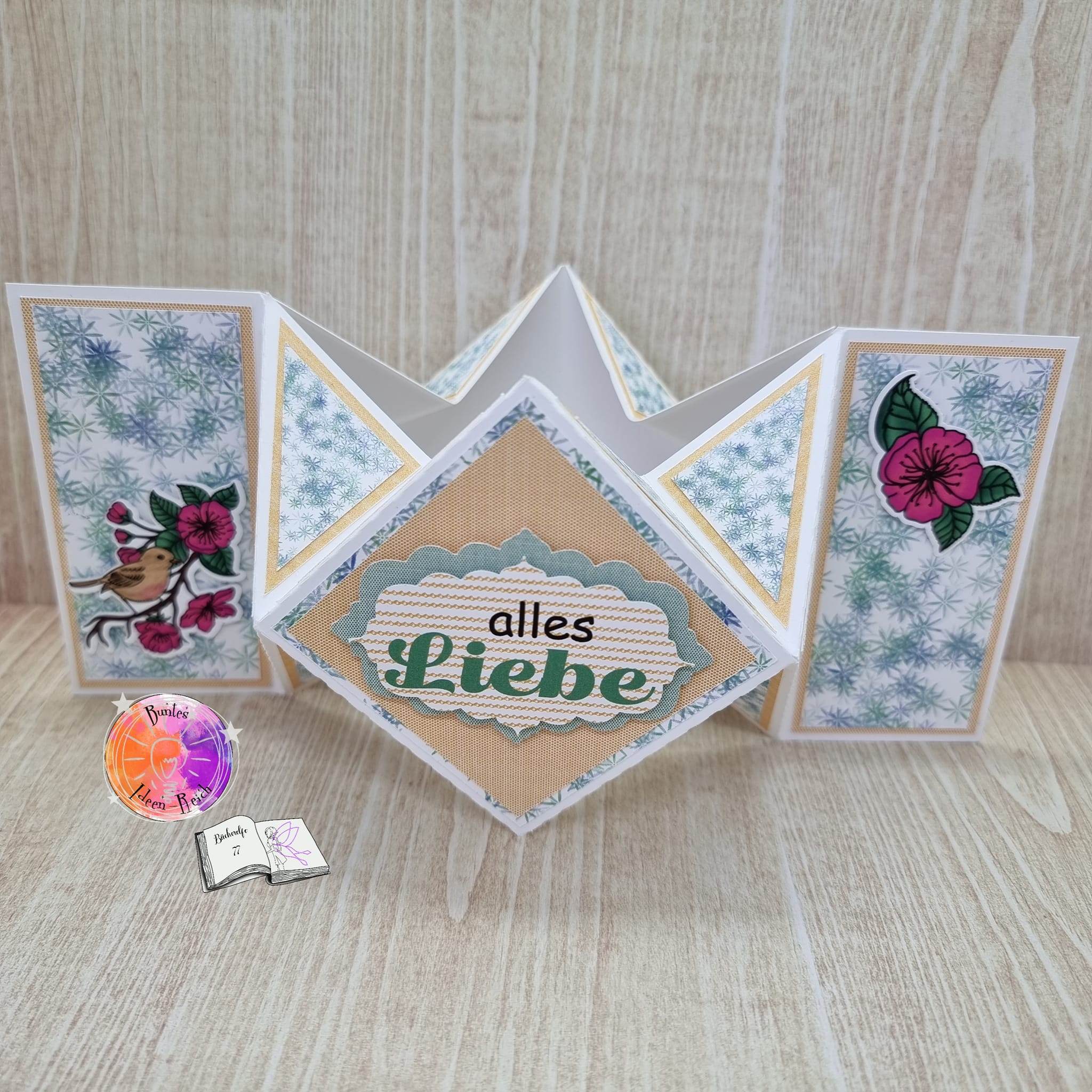 Digiset Ast mit Vogel Plotten, Sublimation, Drucken, Digistamp - Sewando