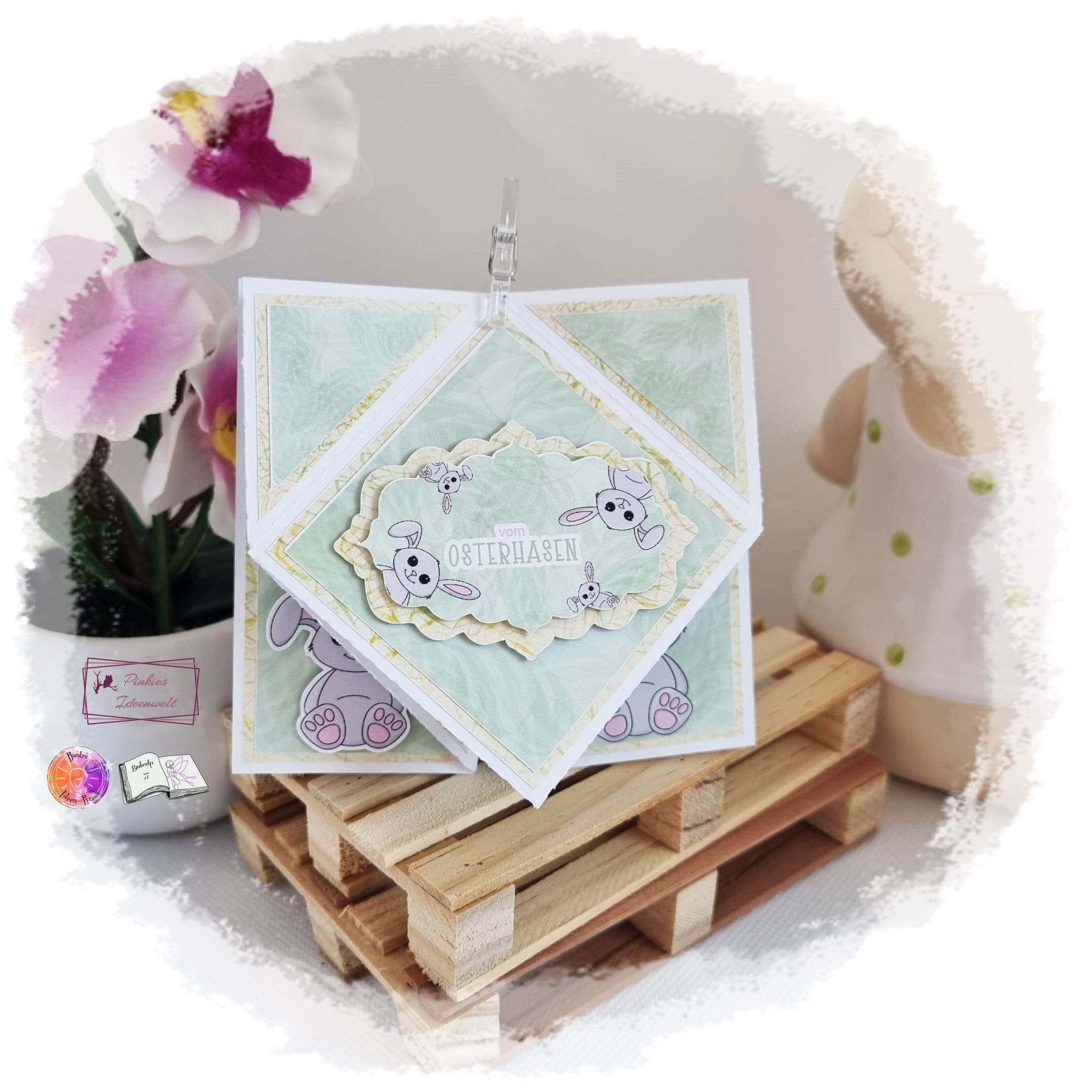 Digiset Osterhasi Sublimation, Digistamp, Digipaper - Sewando