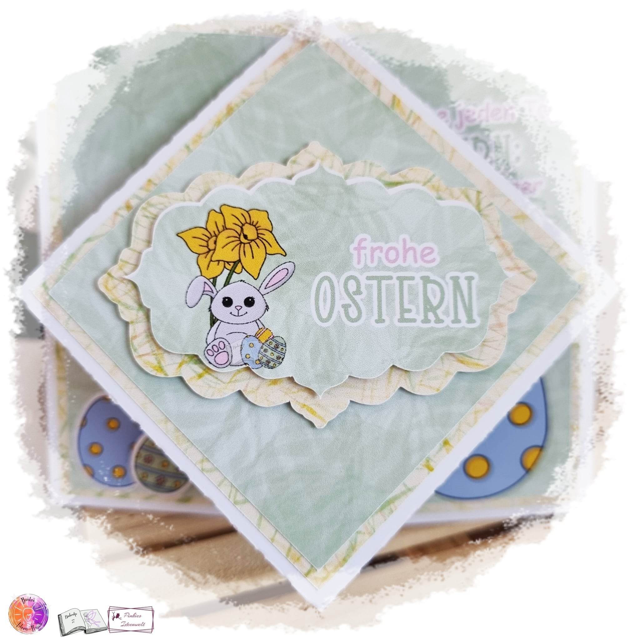 Digiset Osterhasi Sublimation, Digistamp, Digipaper - Sewando