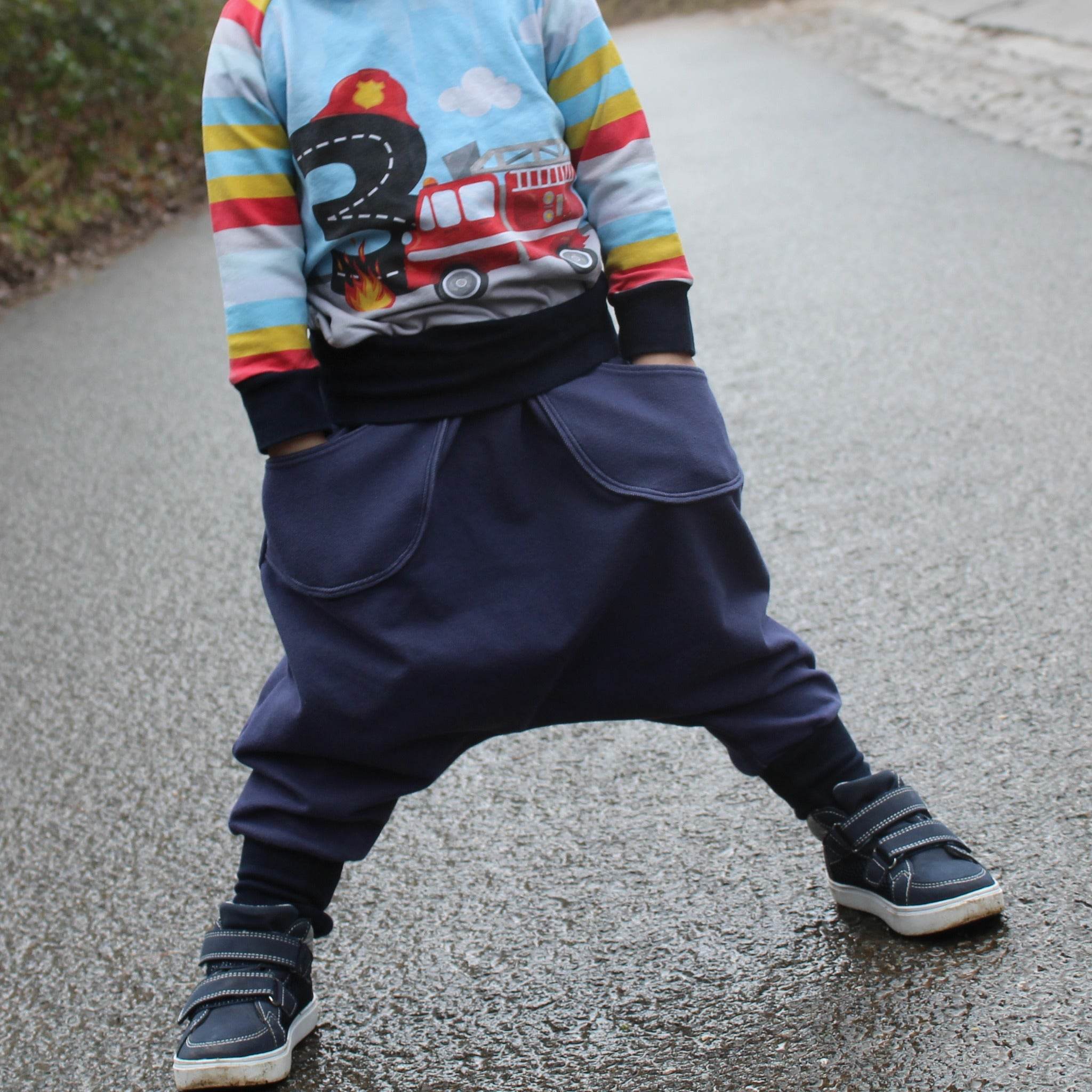 Schnittmuster Babyhose Caiden´s Bux Größe Größe 50-98 - Sewando