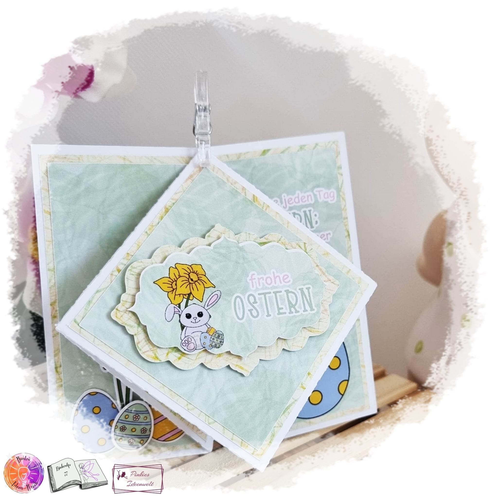 Digiset Osterhasi Sublimation, Digistamp, Digipaper - Sewando