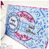 Digiset Blumen Kranz Plotten, Sublimation, Drucken, Digistamp - Sewando